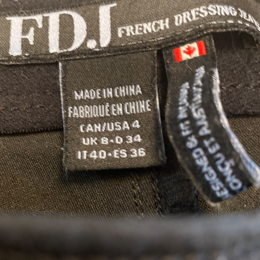 French Dressing Jeans FDJ Size 4 Excellent Pre-0wned Condition - Picture 4 of 4